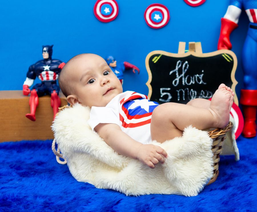 Ensaio Capitão América - Havi 6 Meses