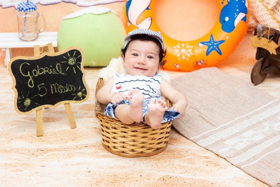 Ensaio Praia - Gabriel 5 Meses