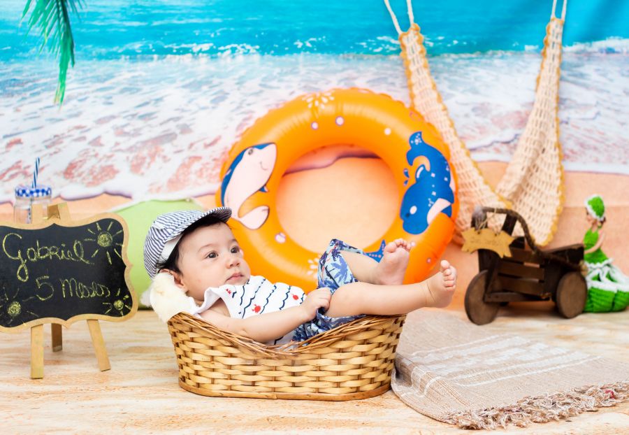 Ensaio Praia - Gabriel 5 Meses
