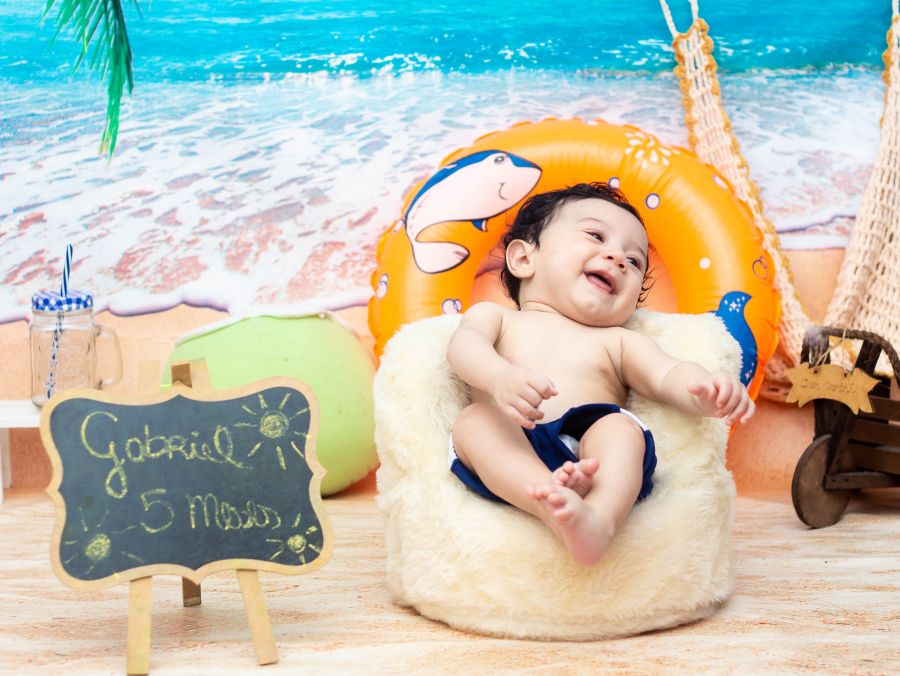 Ensaio Praia - Gabriel 5 Meses
