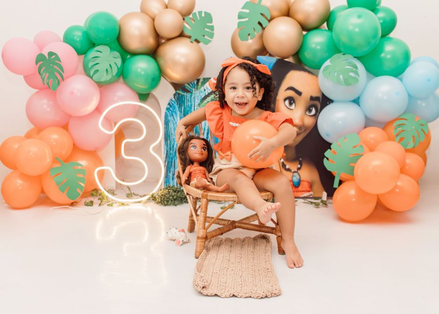 ENSAIO EM ESTÚDIO MOANA - MAYLA 3 ANOS